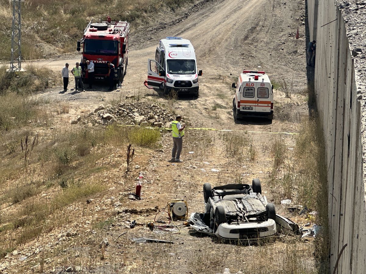 Kastamonu'da Otomobil Uçtu: 1 Ölü, 3 Yaralı