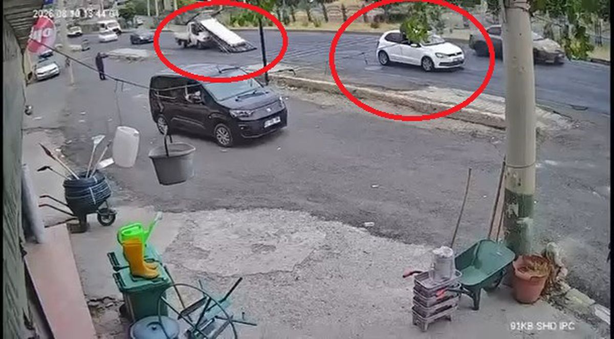 Diyarbakır'da fren sonrası demir saçıldı