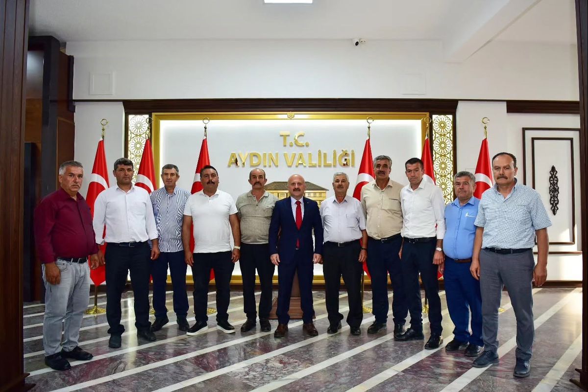 Vali Varol, Nazilli Muhtarlarını Kabul Etti