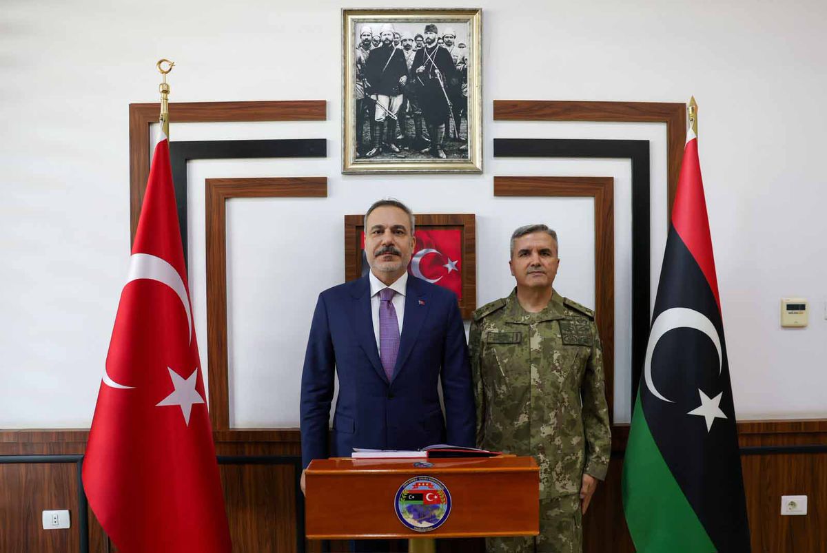 Fidan Libya’da TSK Görev Grup Komutanlığını Ziyaret Etti