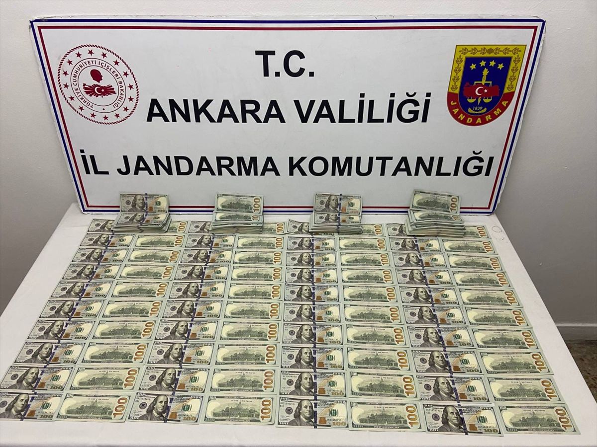 Mamak'ta 80 bin 50 dolar sahte para operasyonu: 2 gözaltı