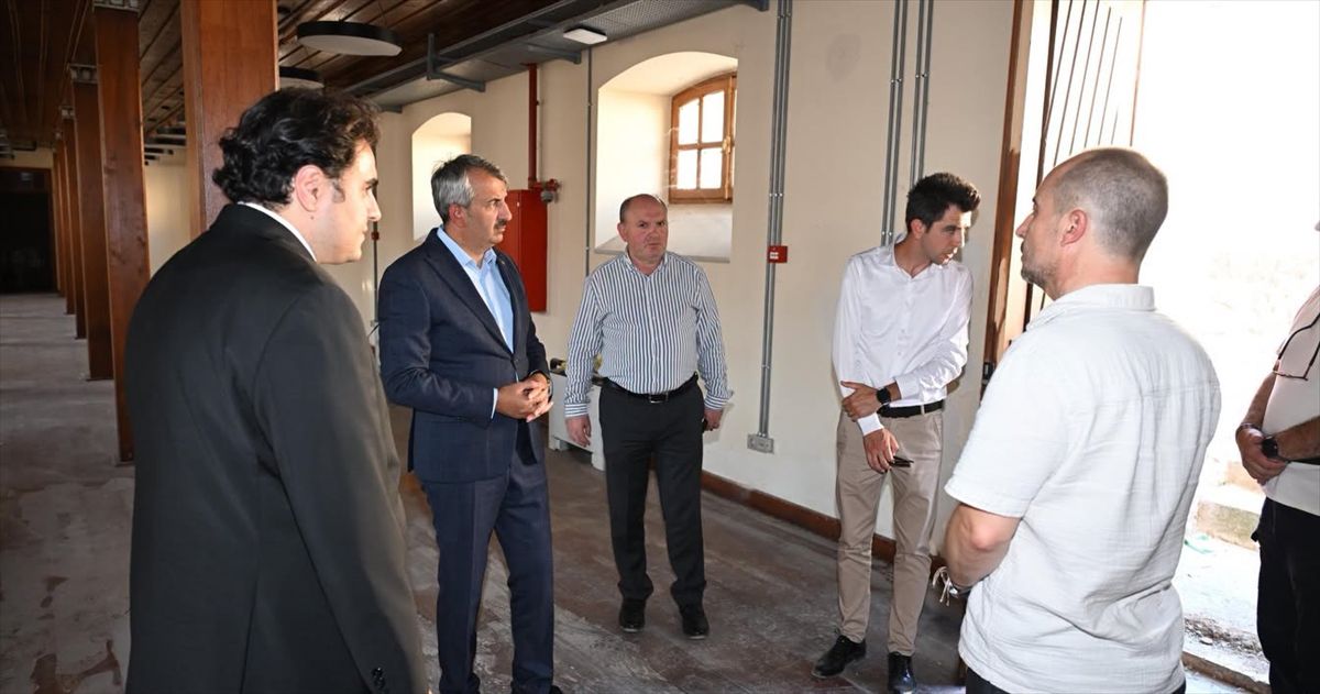 Edirne Valisi’nden Lise Restorasyonu İncelemesi