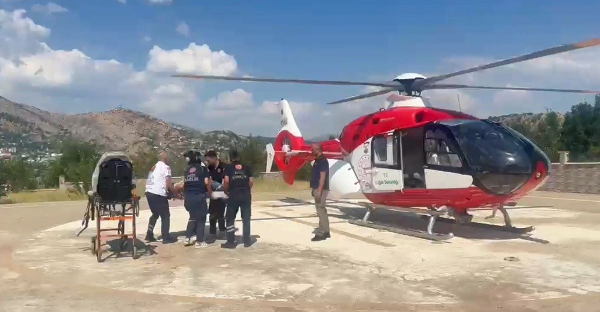 Tunceli’de El Travması: Ambulans Helikopterle Malatya’ya Sevk