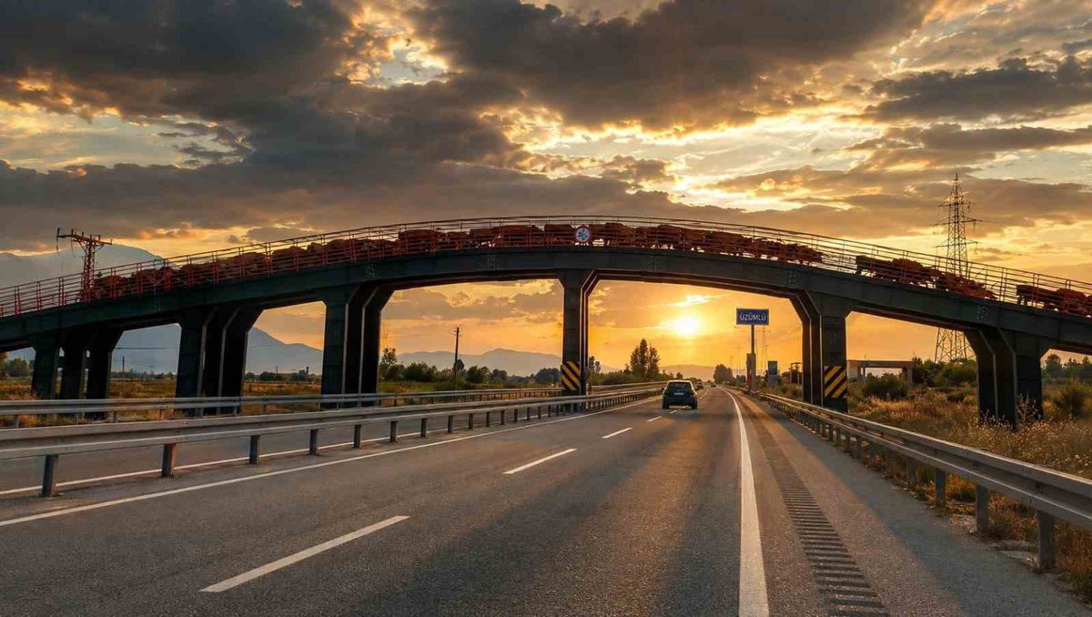Erzincan'da Ekolojik Üst Geçit Hayvanlar için Güvenli Geçiş Sağlıyor