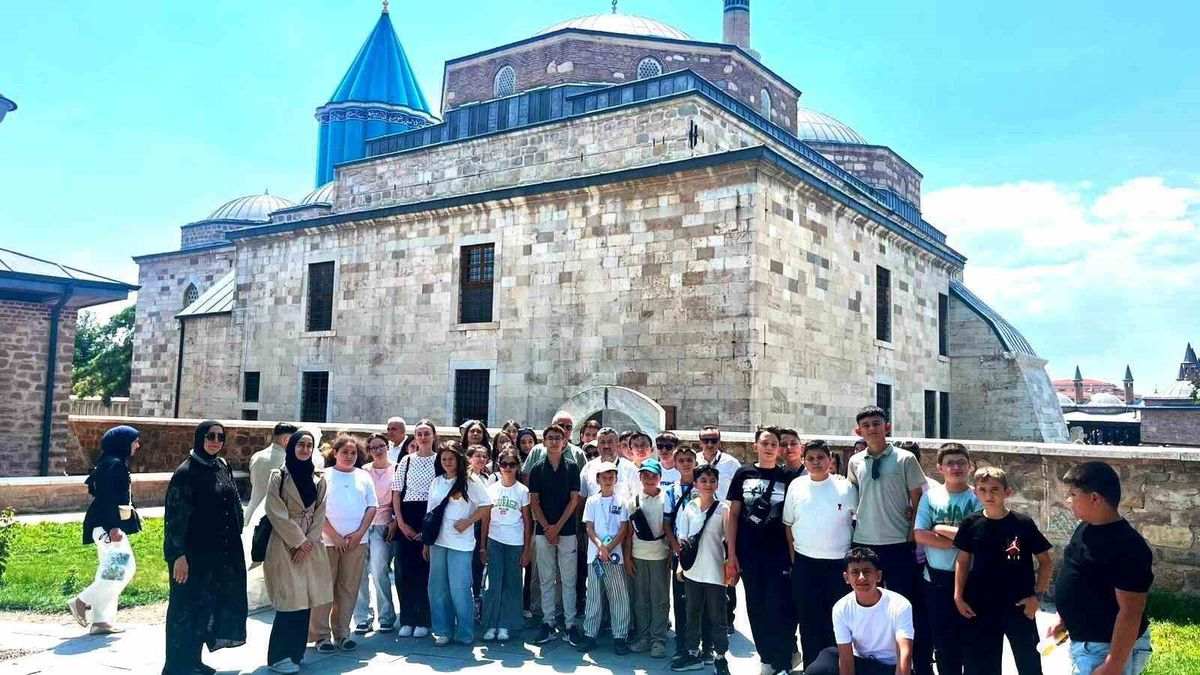 Kütahya Hisarcık'ta Kuran Kursu Öğrencilerinden Konya Gezisi