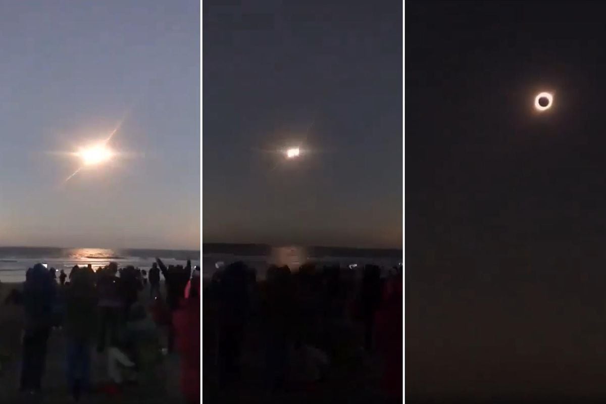 İzlanda’da gündüz geceye döndü! Güneş tutulması böyle görüntülendi