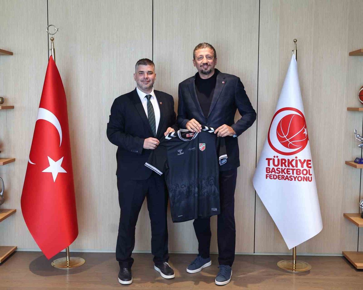 Karşıyaka Başkanı Tusder, TBF Başkanı Türkoğlu ile Basketbol Projelerini Görüştü
