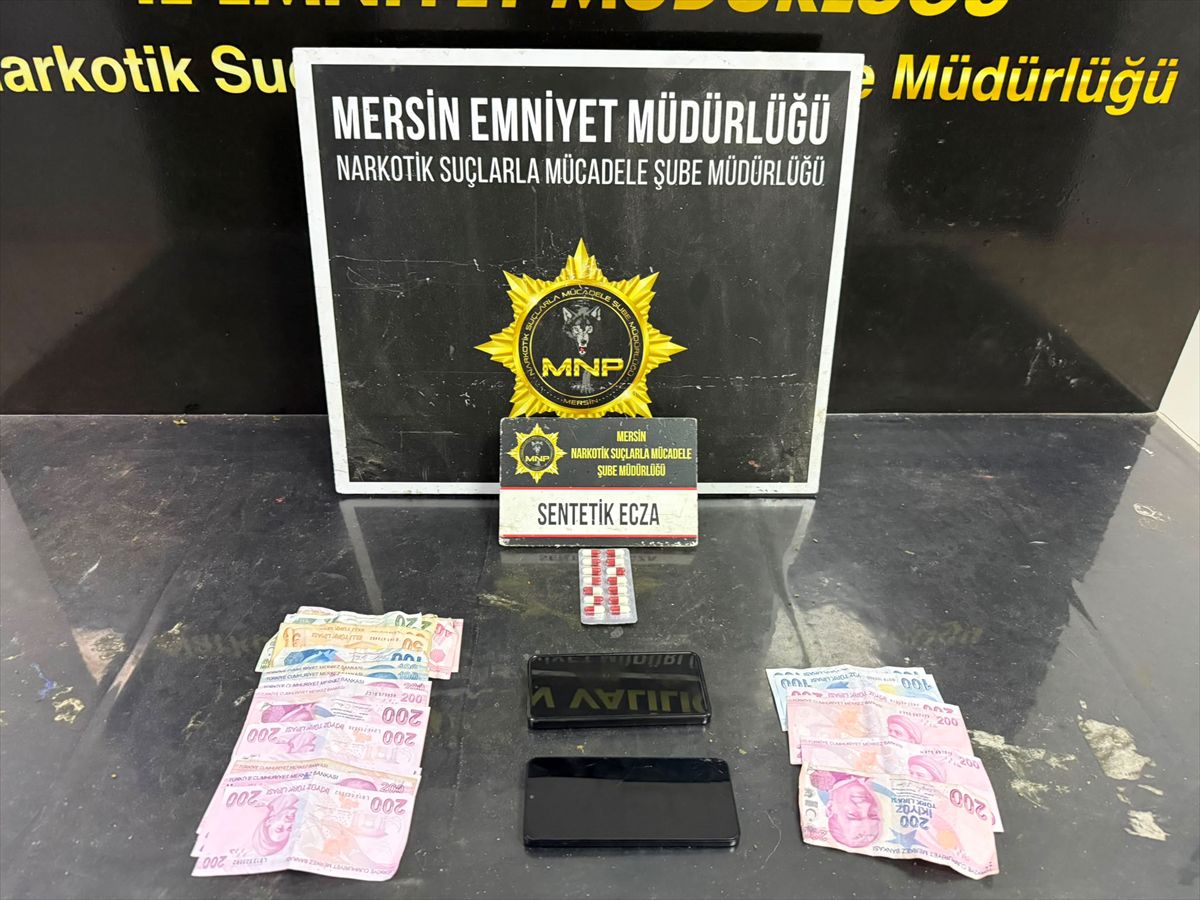 Mersin'de sentetik uyuşturucu operasyonu: 3 tutuklama