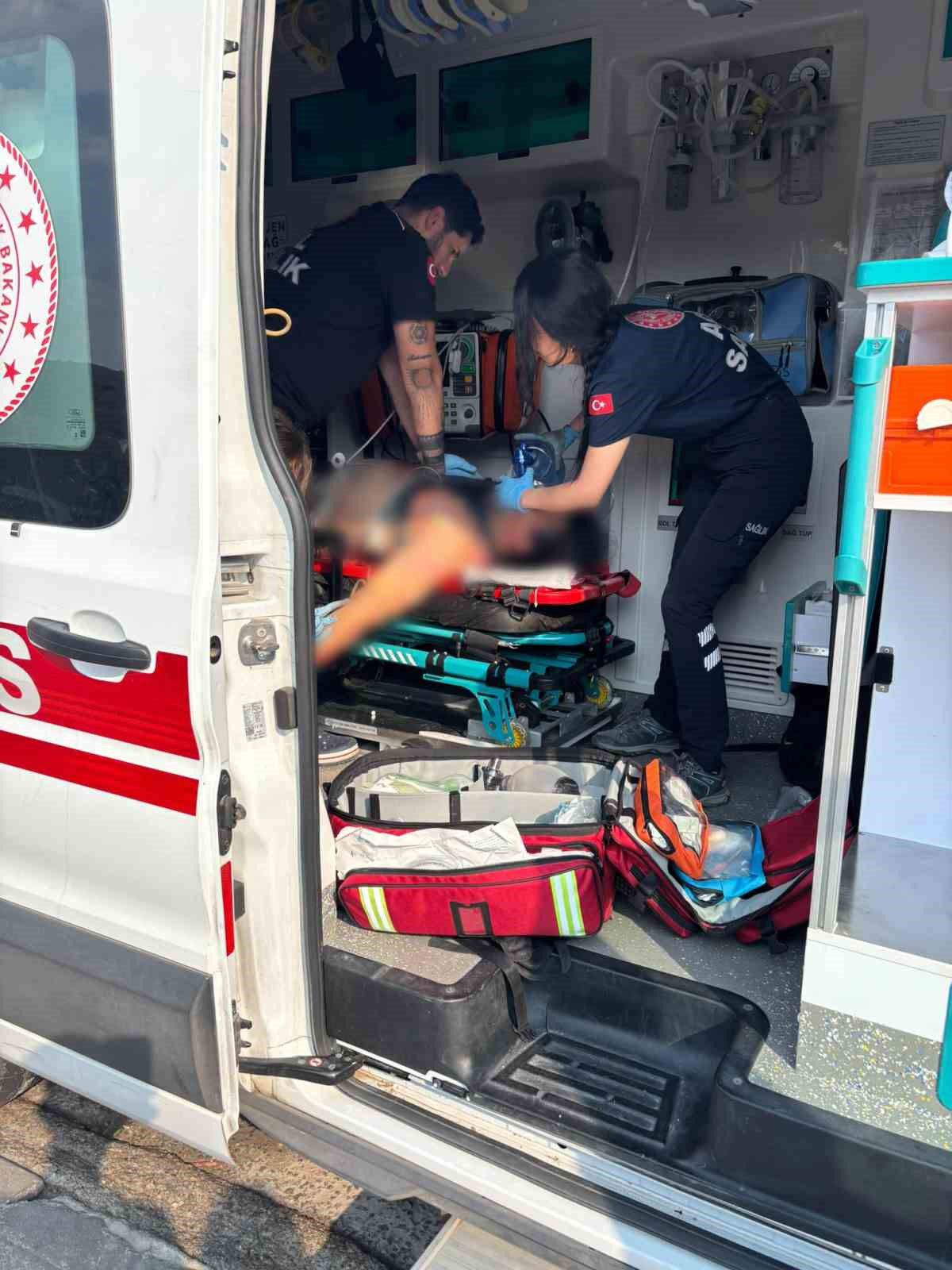 Milas'ta motosiklet kazası: 1 ağır yaralı