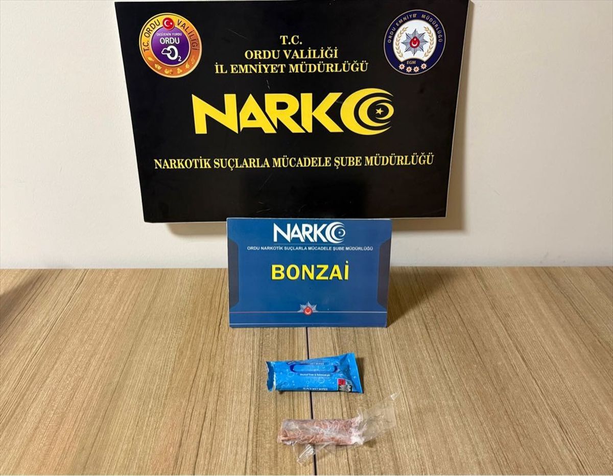Ordu'da Uyuşturucu Operasyonu: 3 Tutuklama