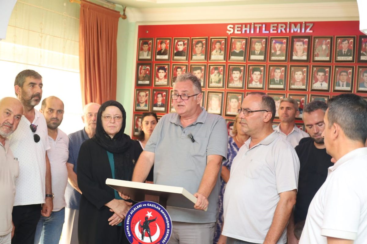 Bafra Şehit Aileleri ve Gaziler Derneği’nden Terörün Sona Ermesine Destek: ‘Affı Değil Adaleti İstiyoruz’