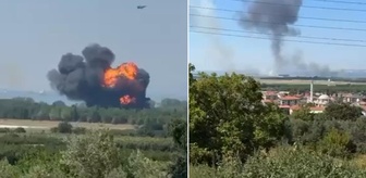 Yalova'da F-16 eğitim uçağı düştü