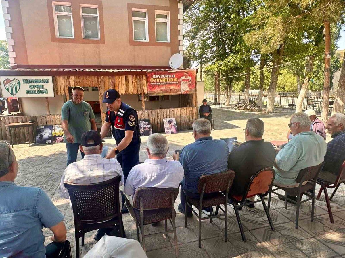 Jandarmadan Konursu Köyü'nde Bilgilendirme ve Farkındalık Etkinliği