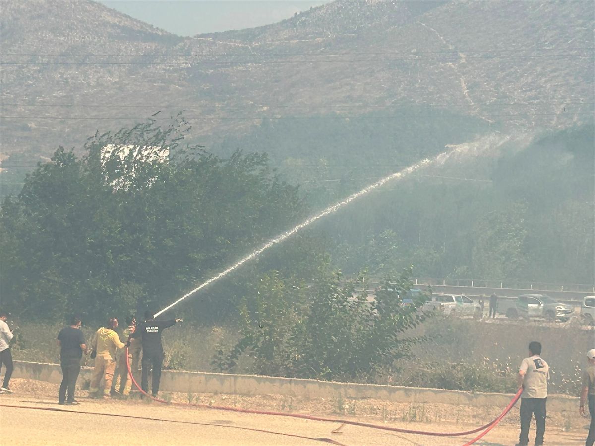 Bilecik'te Orman Yangınına Havadan ve Karadan Müdahale