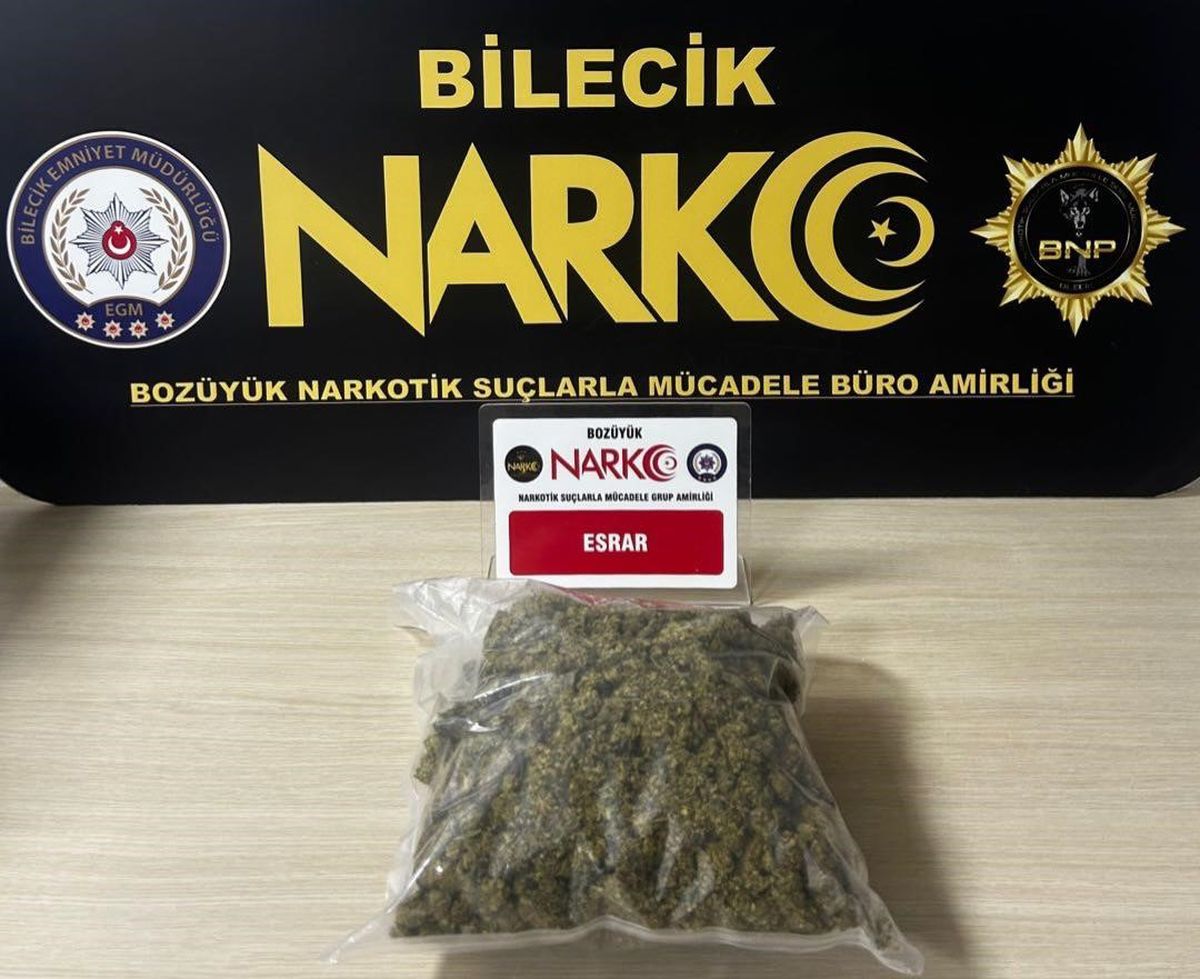 Bilecik'te Uyuşturucu Operasyonu: 2 Gözaltı