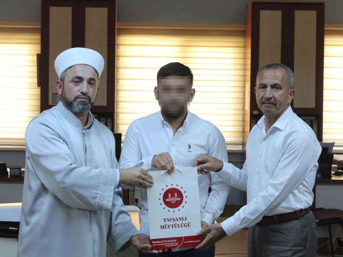 Tavşanlı’da cezaevinde ihtida merasimi