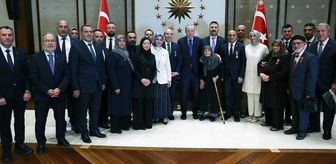 Cumhurbaşkanı Erdoğan, şehit aileleri ve gazileri kabul etti: Türkiye'yi bu sıkıntıdan ebediyen kurtaracağız