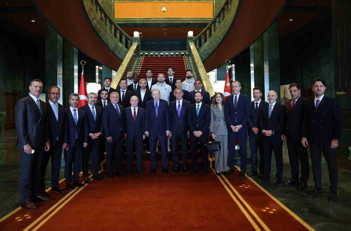 Erdoğan, Süper Lig takımlarını kabul etti