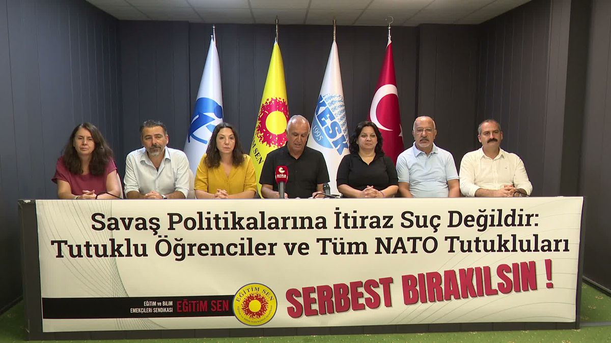 Eğitim Sen'den NATO zirvesi öncesi gözaltılara tepki: 'Toplantı ve gösteri hakkı suç delili olamaz'