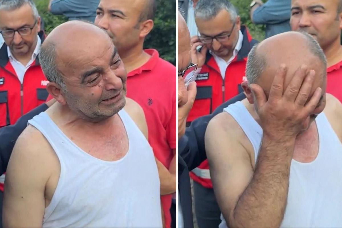 Giresun'daki selde eşini ve kızlarını kaybeden babadan kahreden sözler