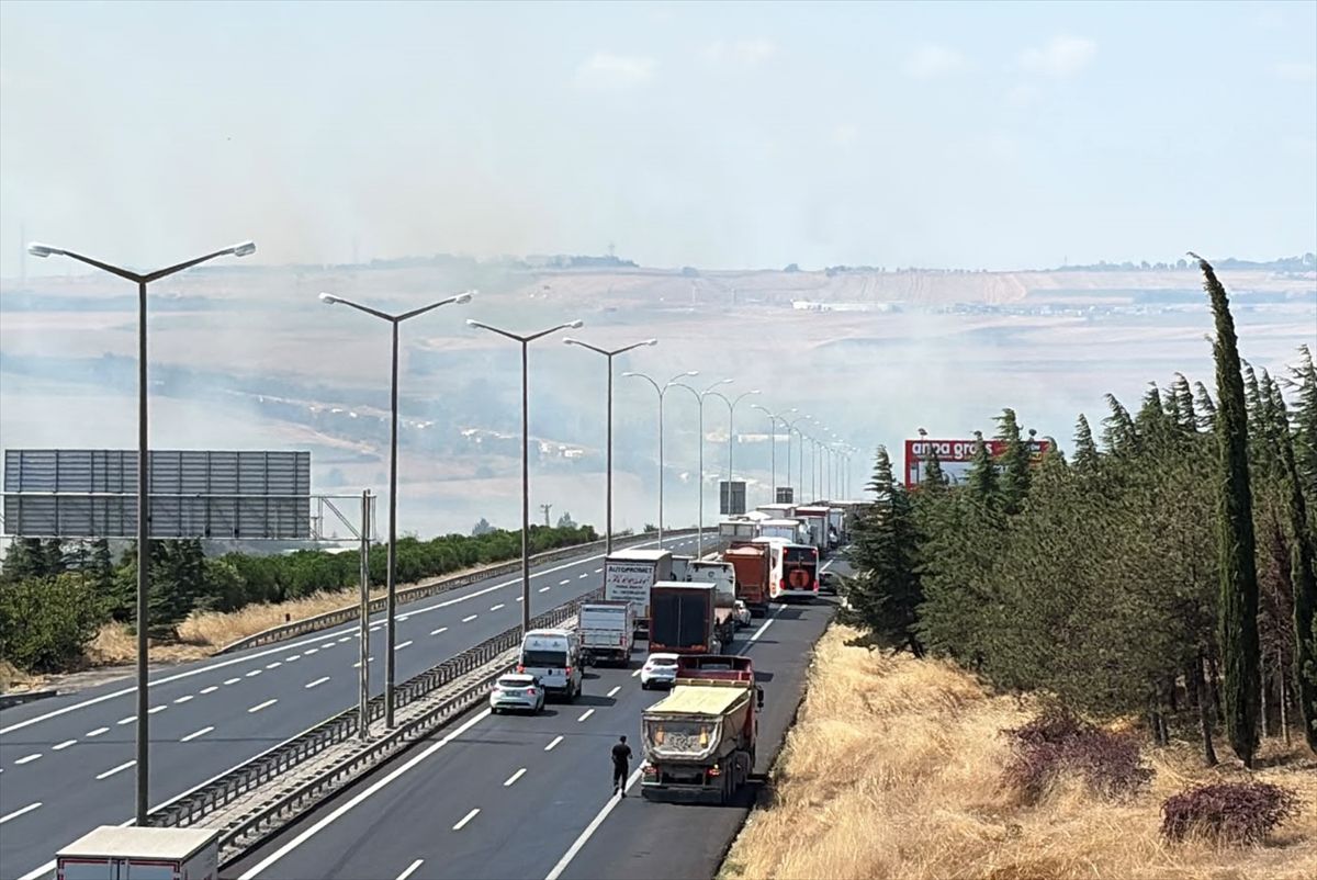 Silivri'deki Anız Yangını Kontrol Altına Alındı