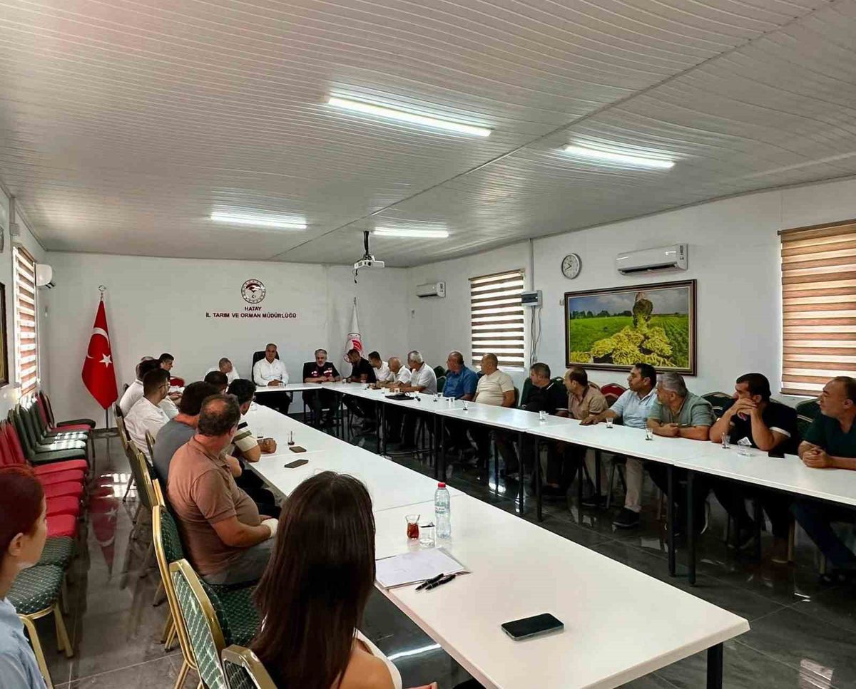 Hatay'da Salça Üreticileriyle Sektörel Değerlendirme Toplantısı