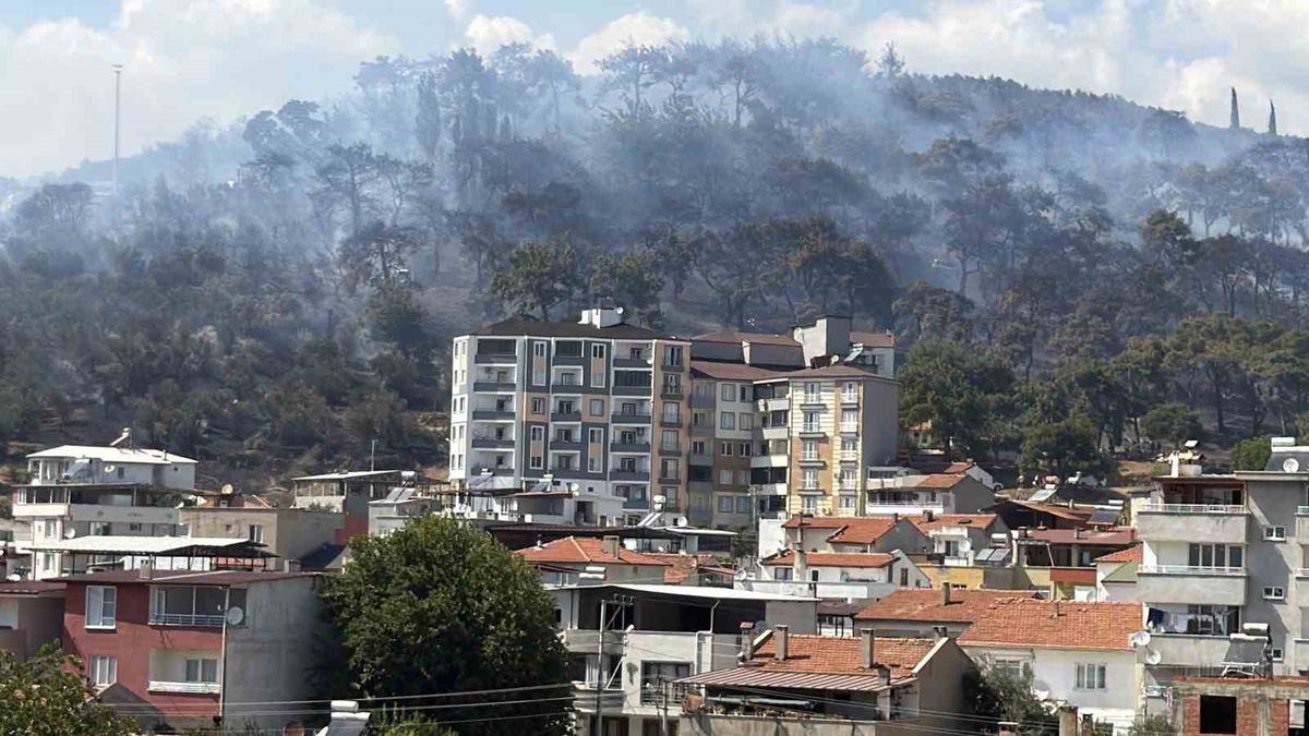 Kazdağları'nda yangın kontrol altına alınmaya çalışılıyor