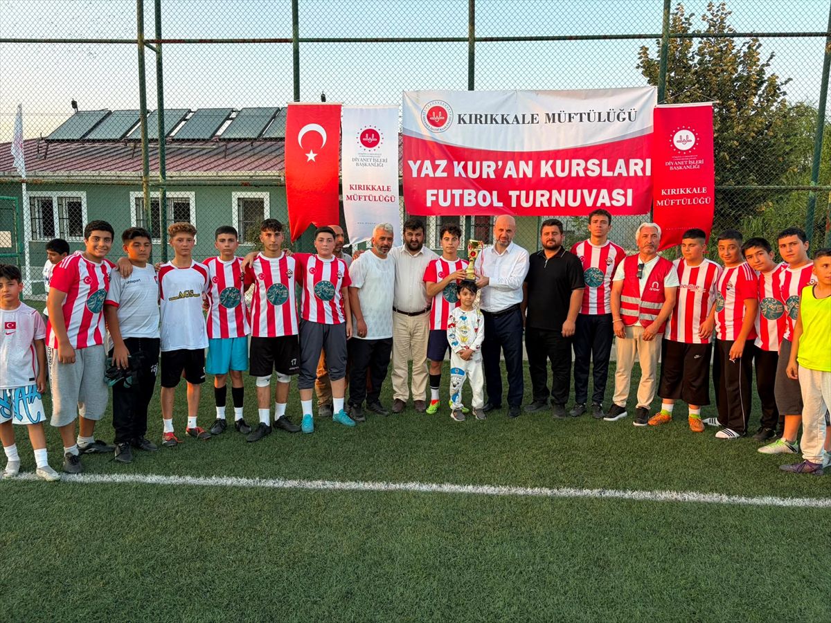 Kırıkkale'de Kur'an Kursları Futbol Turnuvası Sona Erdi
