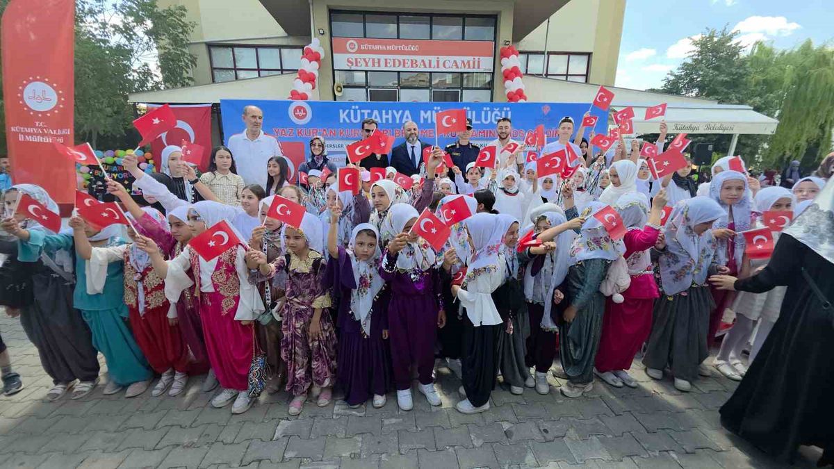Kütahya'da Yaz Kur'an Kursları Tamamlandı