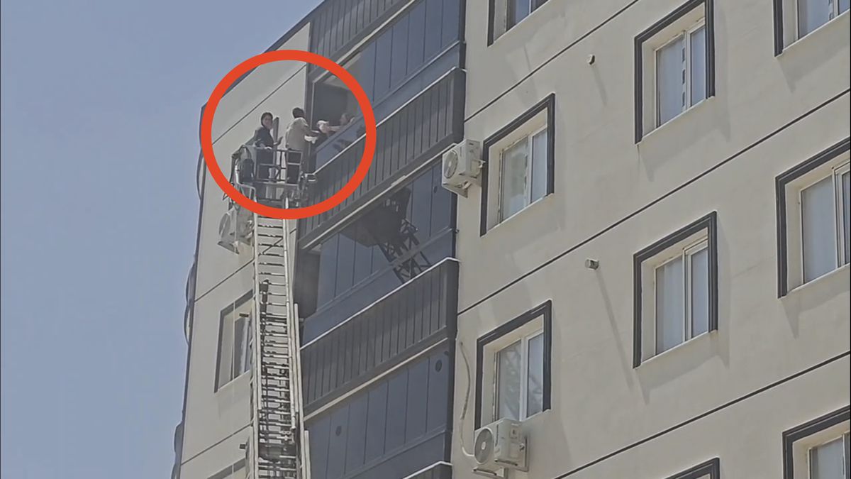 Nusaybin'de apartmanda yangın: 1'i bebek 3 kişi dumandan etkilendi