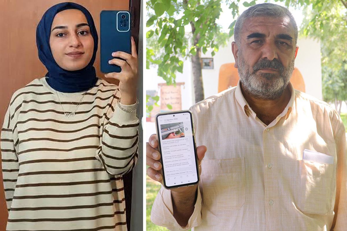 Rojin Kabaiş'in babasına silah fotoğraflı tehdit: Şikayetini çek, yoksa sen de Rojin'in yanına gidersin