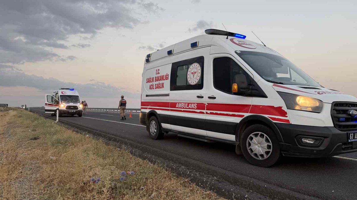Siverek'te takla atan otomobilde 4 yaralı