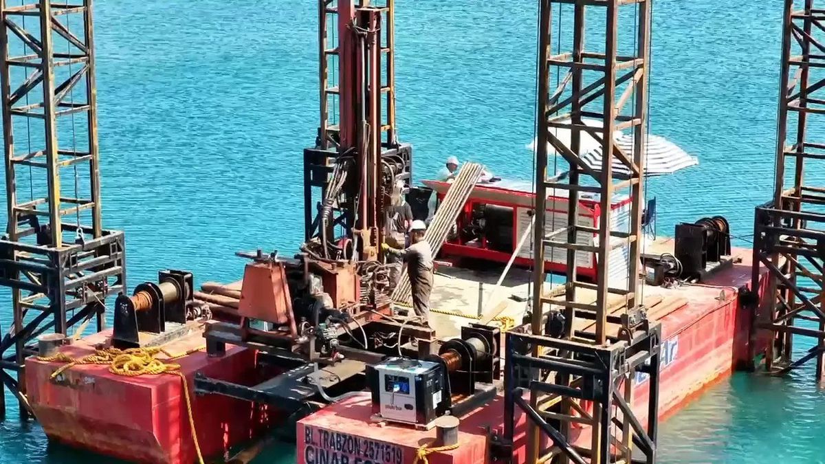 Sinop Kruvaziyer Limanı İçin Sondaj Çalışmaları Sürüyor