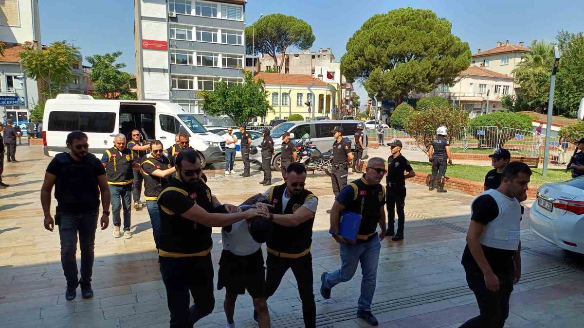 Aydın'da cinayet: 4 şüpheli adliyede