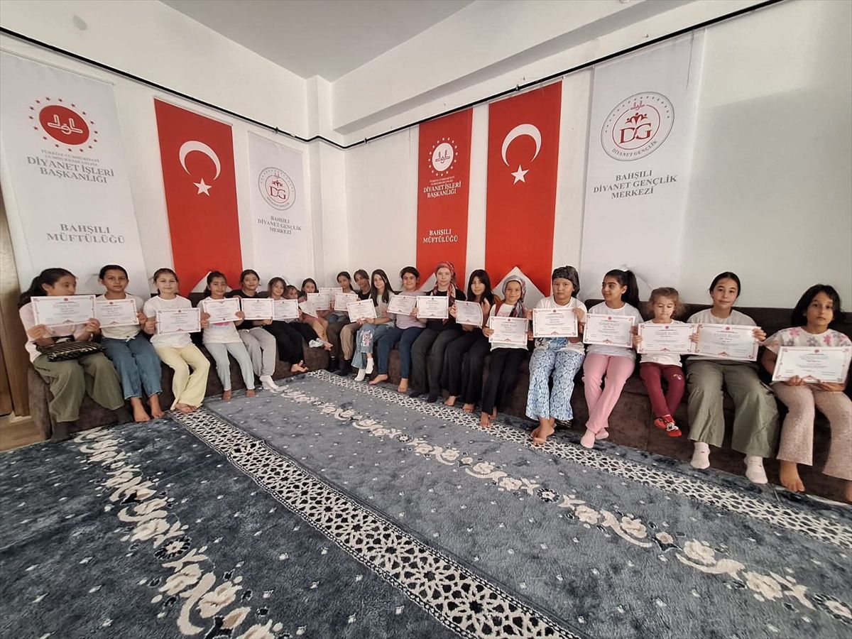 Bahşılı’da Yaz Kur’an Kursları Tamamlandı