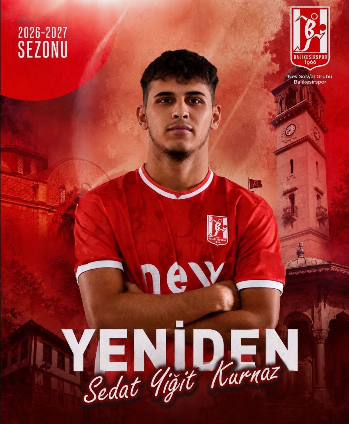 Balıkesirspor, Sedat Yiğit Kurnaz ile 1 Yıllık Sözleşme Yeniledi