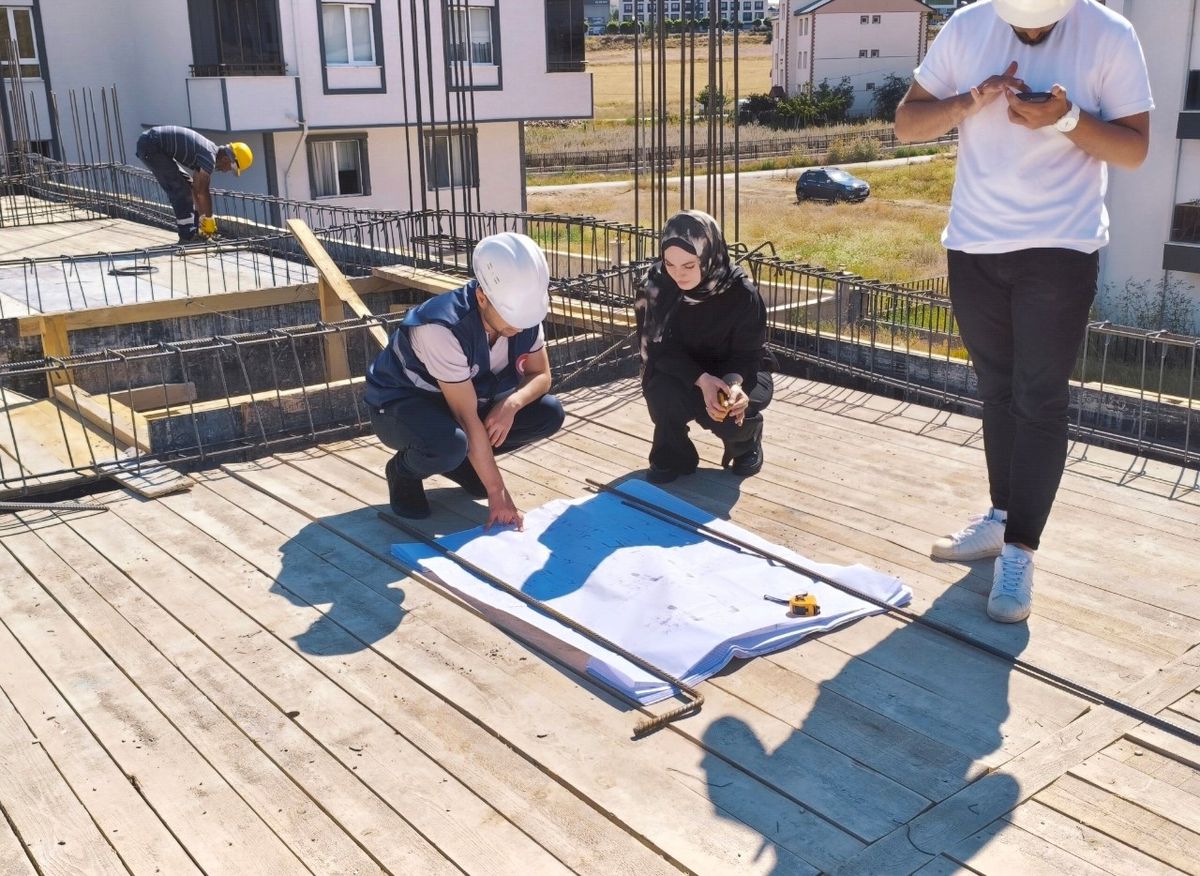 Bayburt'ta Yapı Denetim Şantiye Kontrolleri Sürüyor