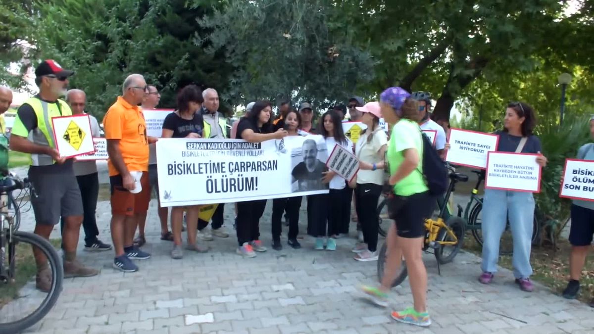 Öğretmen Serkan Kadıoğlu için adalet ve güvenli yollar eylemi