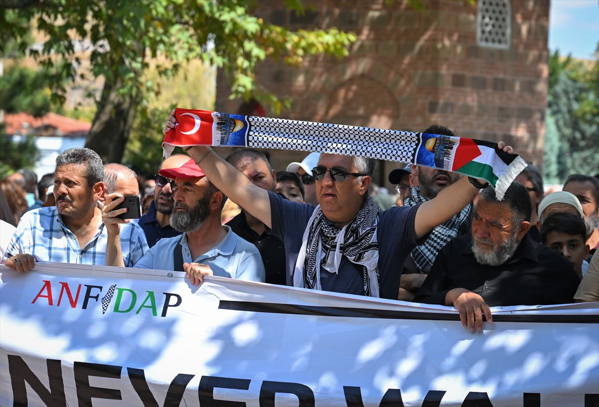 ANFİDAP'tan Filistin Konvoyu'na Destek Protestosu