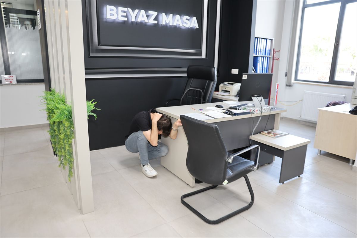 Hacılar Belediyesi'nde deprem ve yangın tatbikatı