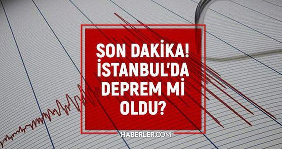 İstanbul'da deprem mi oldu? SON DAKİKA! 14 Ağustos İstanbul'da az önce nerede deprem oldu?