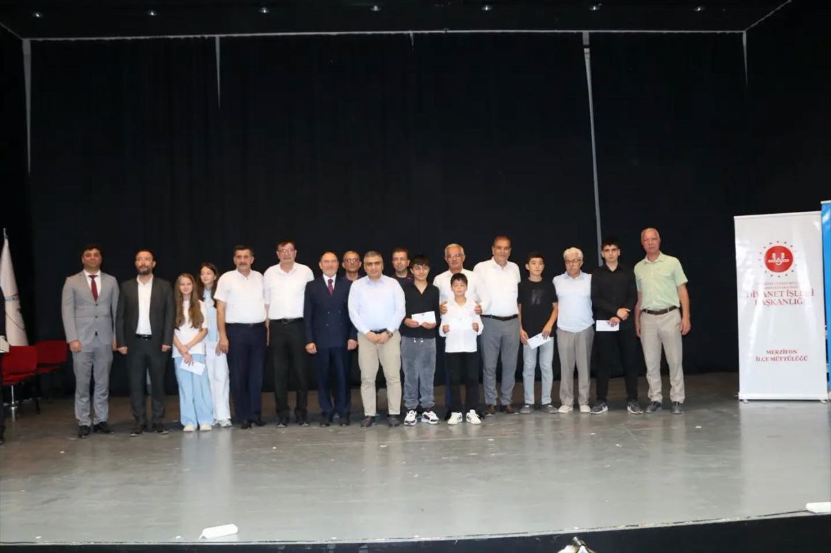 Merzifon'da Yaz Kur'an Kursları Kapanış Programı