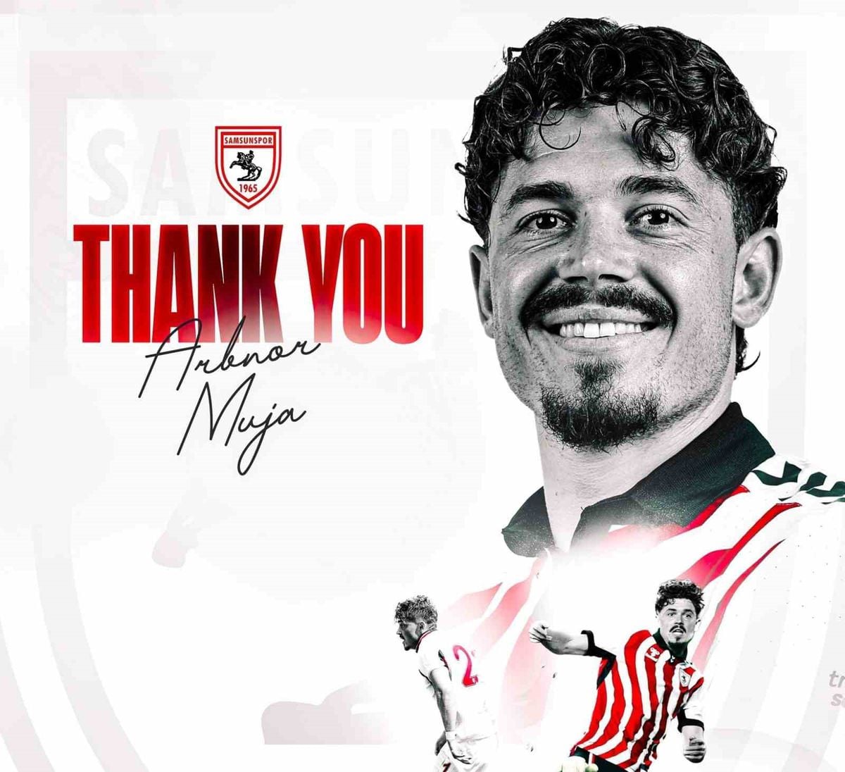 Samsunspor, Arbnor Muja’ya veda etti