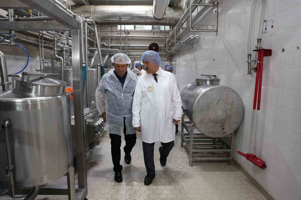 Vali Makas, kırsal kalkınma destekli süt tesisini inceledi