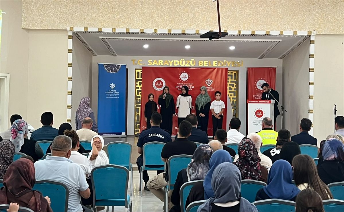 Saraydüzü'nde Yaz Kur'an Kursları Kapanışı