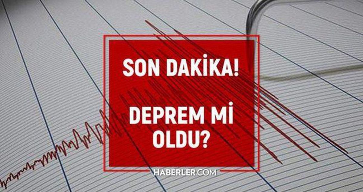 SON DEPREMLER! 14 Ağustos deprem mi oldu, ne zaman, kaç büyüklüğünde oldu?