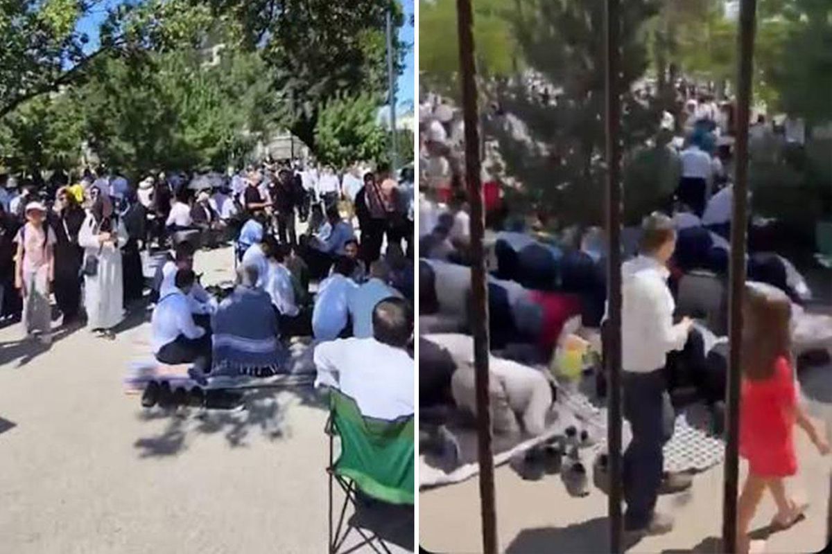 Alihan Kuriş Ankara'ya getirildi, 'Süleymancılar' destek için Başkent Millet Bahçesi'nde toplandı