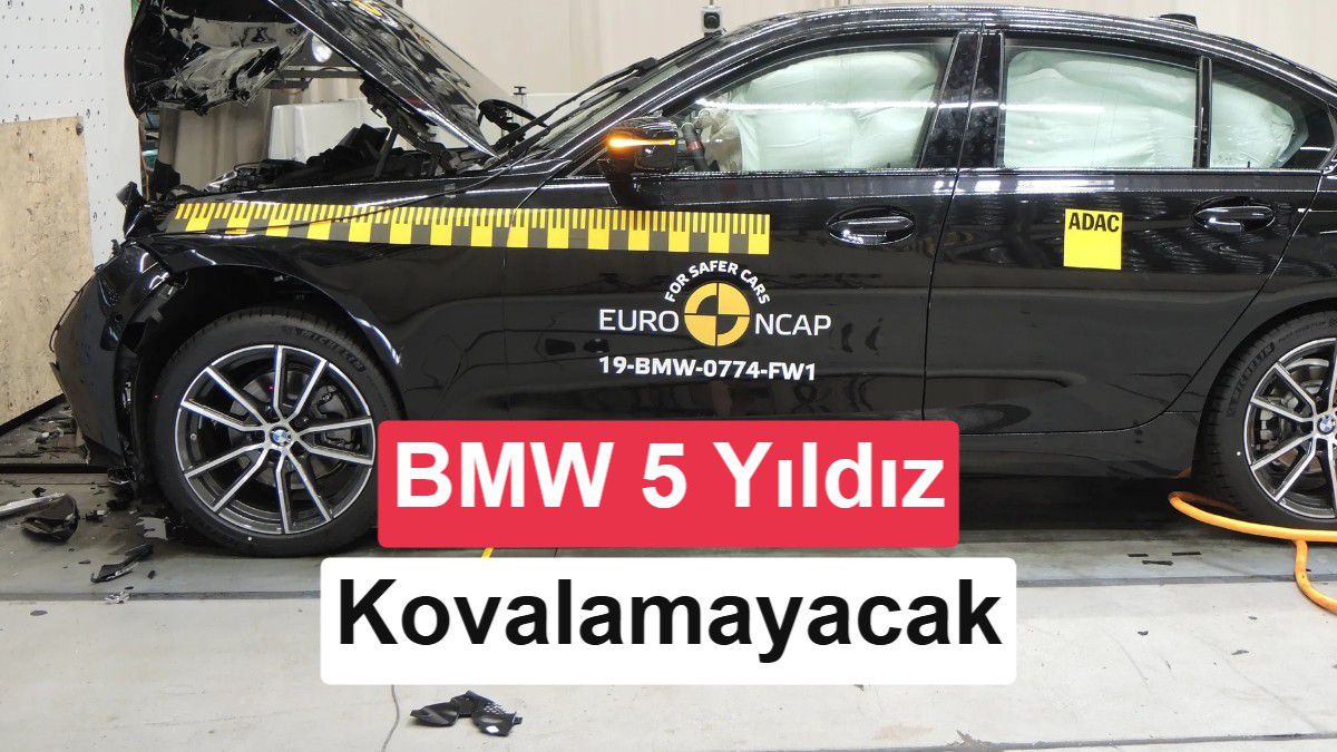 BMW çarpışma testinde 5 yıldız peşini bırakıyor