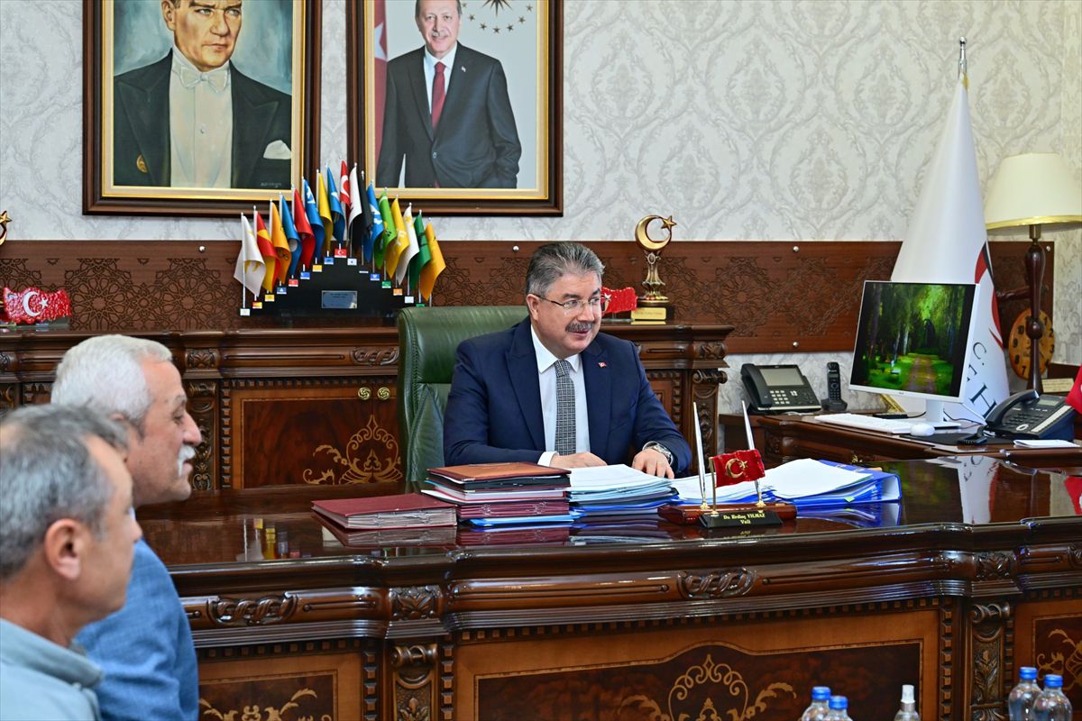 Vali Yılmaz, Terörle Mücadele Vatanseverleri Derneği’ni Kabul Etti
