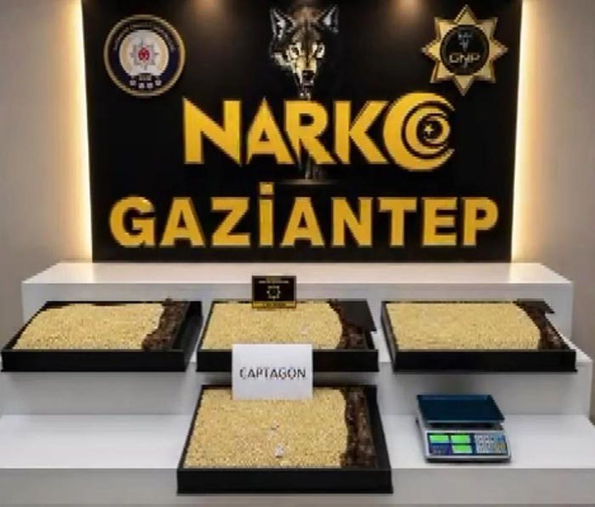 Gaziantep'te 400 Bin Captagon Hap Ele Geçirildi